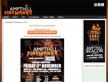 Tablet Screenshot of ampthillfireworks.co.uk